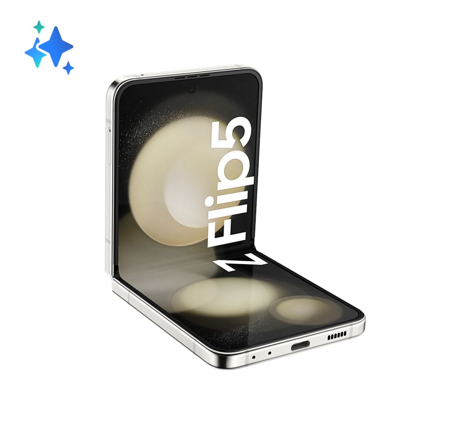 Puhelimet - Samsung Galaxy Z Flip5 256GB/8GB - Beige - SM-F731BZEGEUB