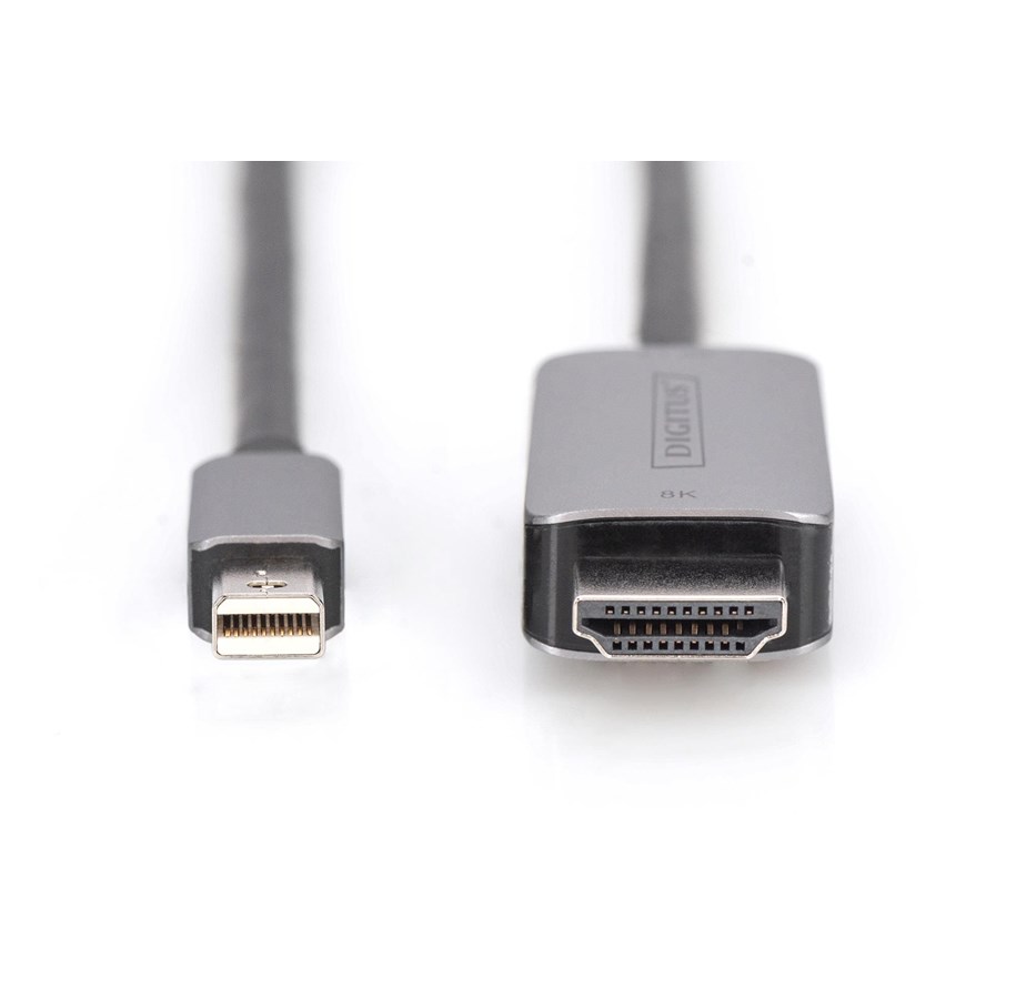 Näyttökaapeli - DIGITUS 8K Mini DisplayPort to HDMI Adapter Cable - DB-340109-010-S