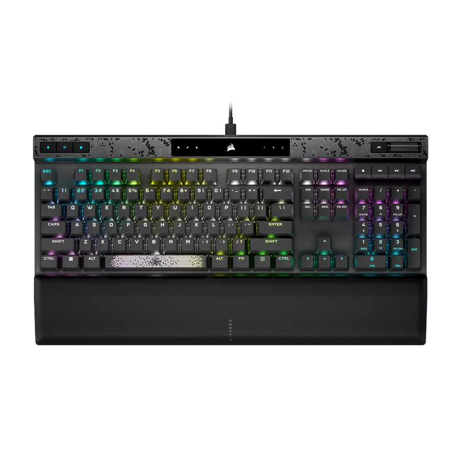 Näppäimistöt - Corsair K70 MAX - ND - Pelinäppäimistö - Pohjoismainen - Musta - CH-910961G-ND