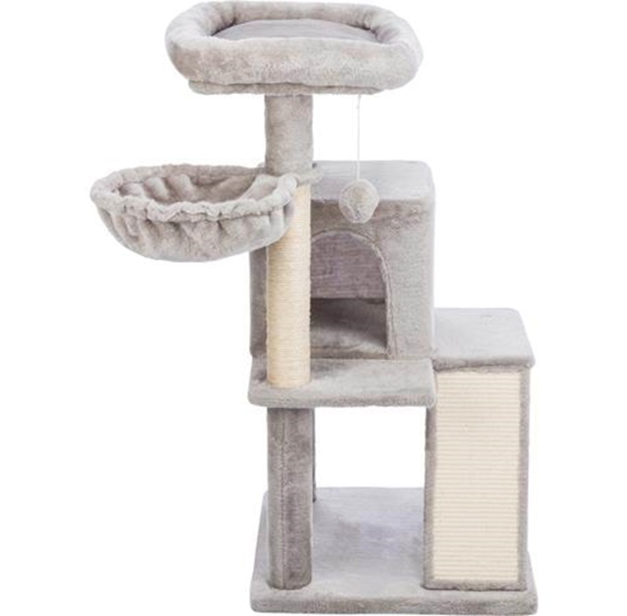 Kissat - Trixie Junior Pepito scratching post 48 × 48 cm : 98 cm grey - TX44435