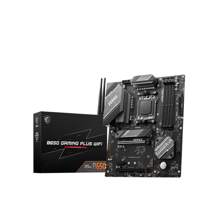Emolevy - MSI B650 GAMING PLUS WIFI Emolevy - AMD B650 - AMD AM5 - DDR5 RAM - ATX - B650 GAMING PLUS WIFI