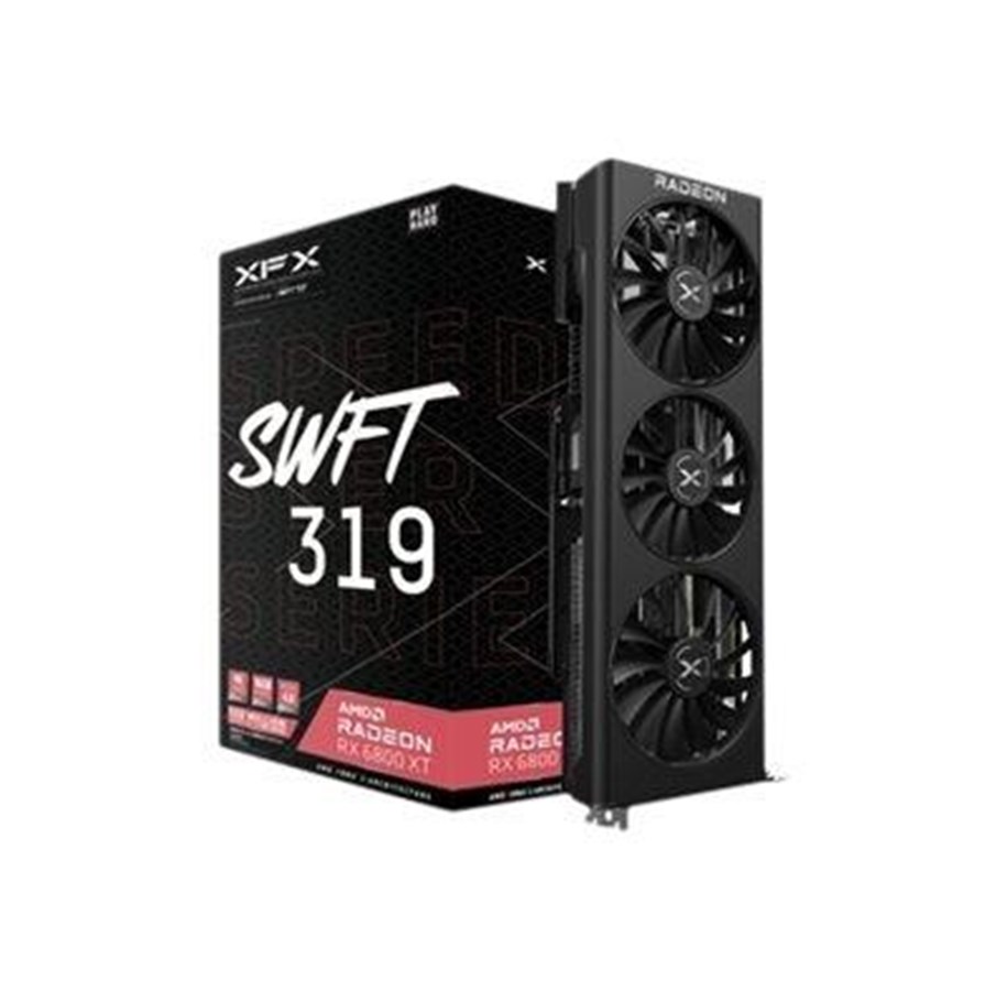 Näytönohjaimet - XFX Radeon RX 6800 Speedster SWFT 319 - 16GB GDDR6 RAM - Näytönohjaimet - RX-68XLAQFD9