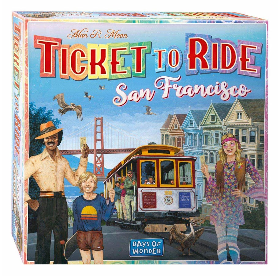 Lautapelit - Days of Wonder Ticket to Ride - San Francisco Board Game - DOW 720564