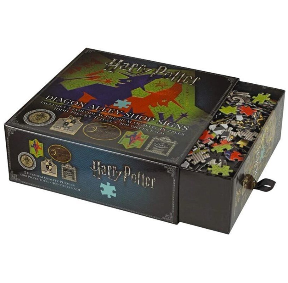 Palapelit - Harry Potter - Diagon Alley Shop Signs Puzzle 5x200pcs - 849421004507