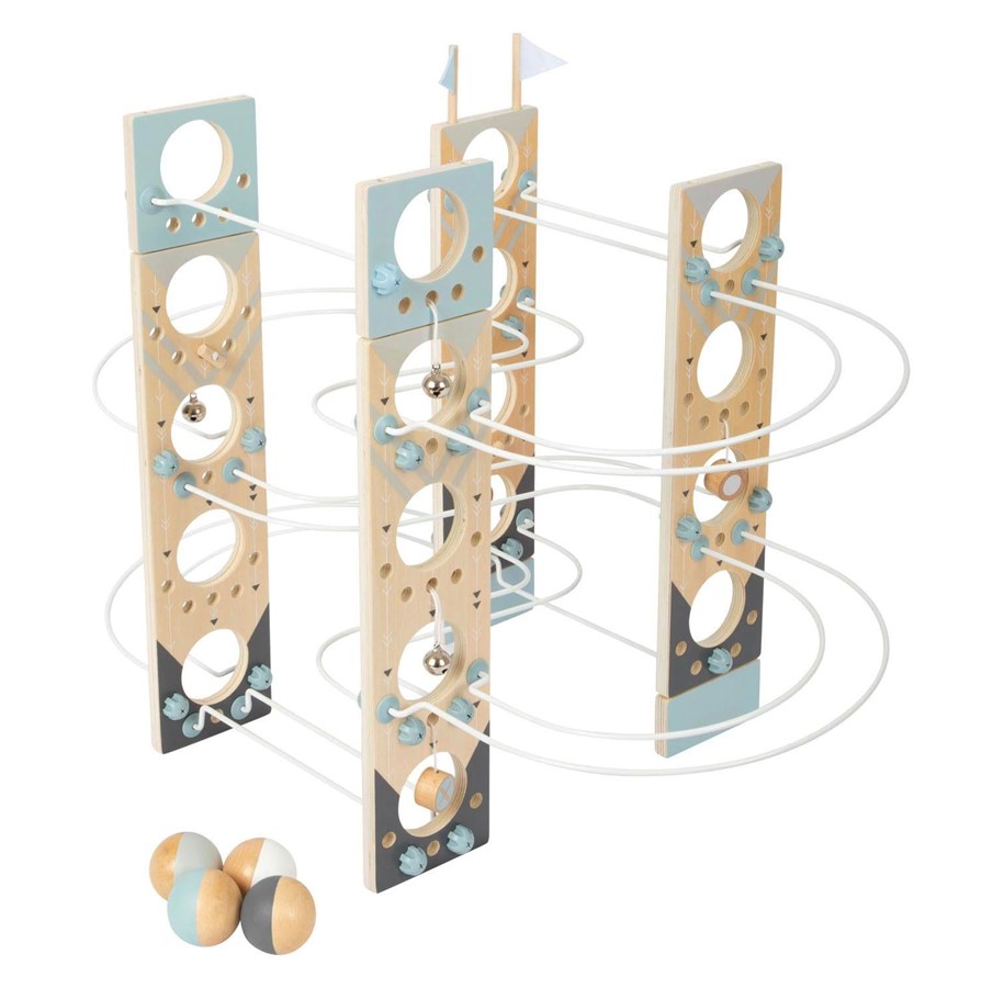 Rakennussarjat - Small Foot - Wooden Modular Marble Run - 12234