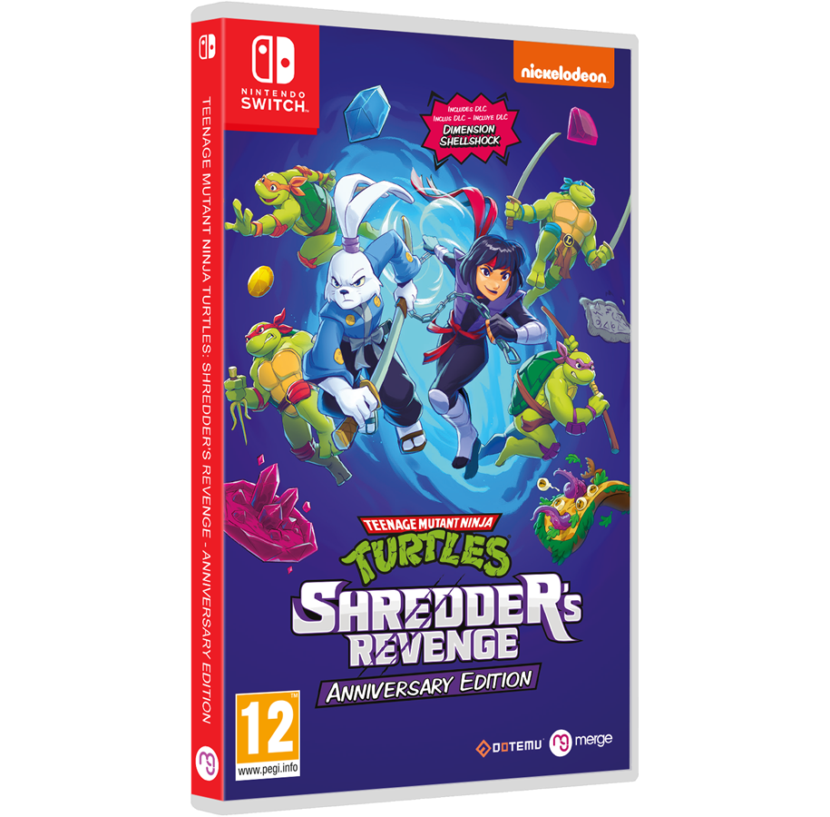 Pelit - Teenage Mutant Ninja Turtles: Shredders Revenge (Anniversary Edition) - Nintendo Switch - Beat 'em Up - 5060264379125