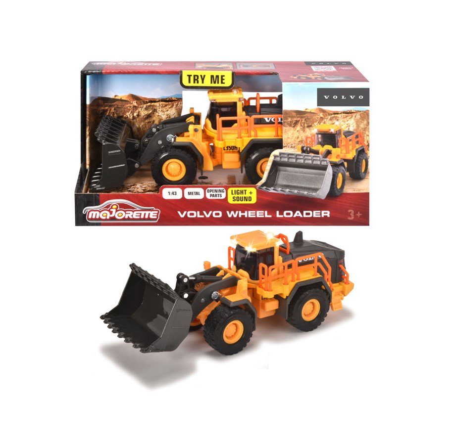 Leluautot - Majorette Volvo WheEvi LOVE Loader - 213723001