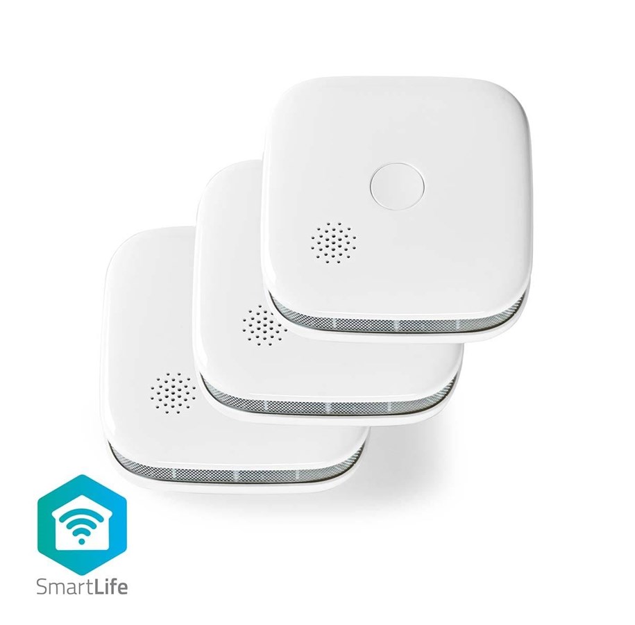 Smart Home - Älykoti - Nedis SmartLife Palovaroitin - WIFIDS20WT3