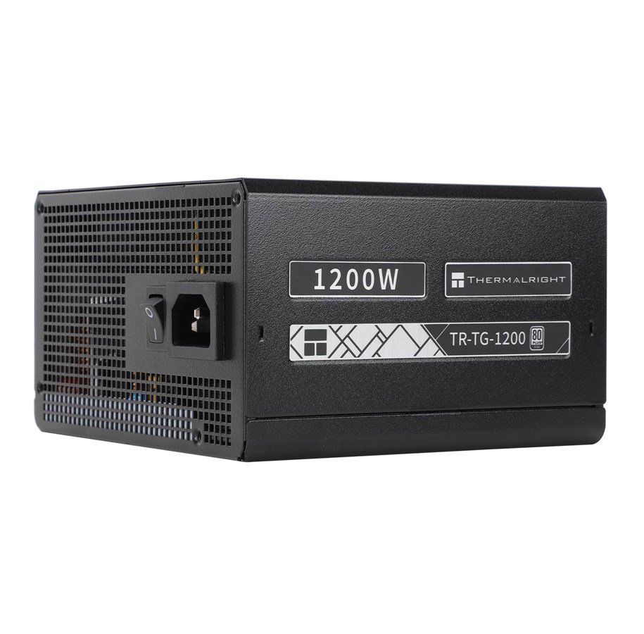 Virtalähde - Thermalright TG (Modular) musta - Virtalähde - 1200 Watt - 120 mm - ATX 3.0 - 80 Plus Kulta sertifioitu - TR-TG 1200