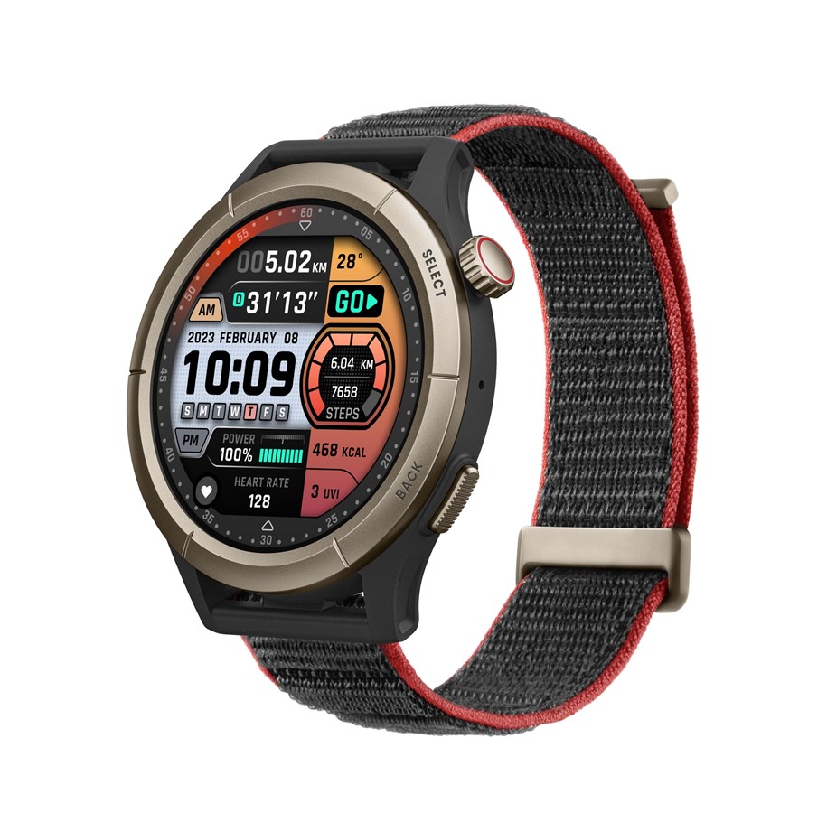 Älykellot, Urheilukellot & Aktiivisuusrannekkeet - Amazfit Cheetah Pro 47mm - Run Track Black (Titanium Alloy Bezel) - W2292TY1N
