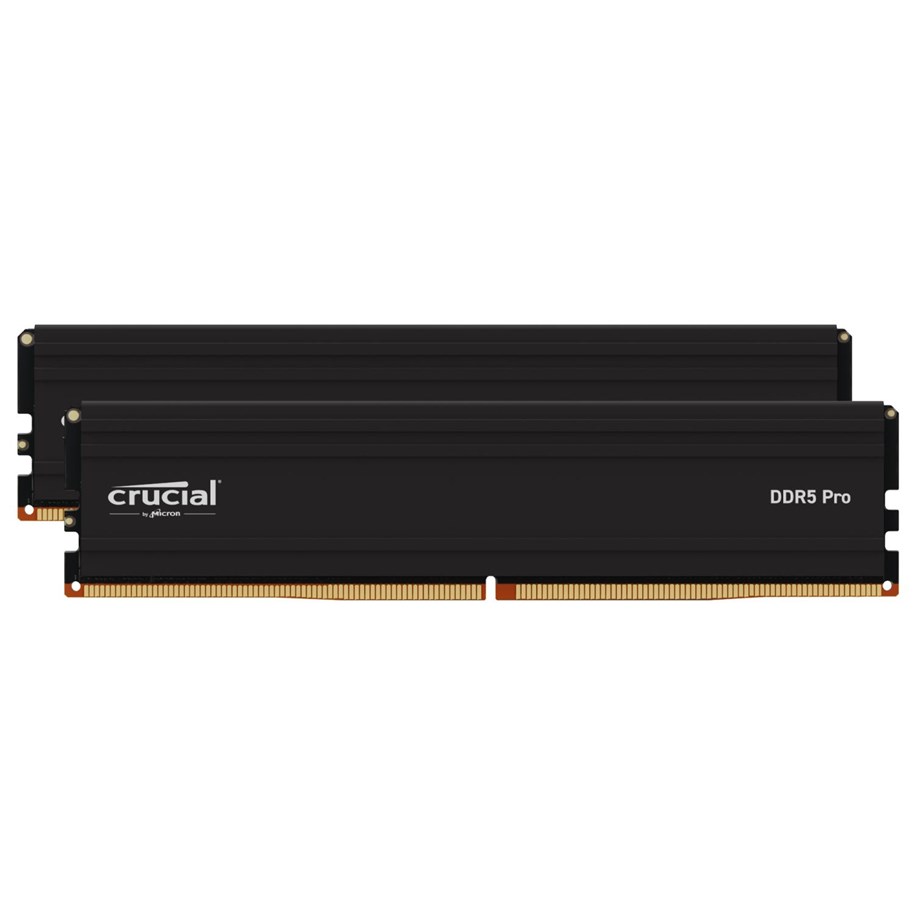 RAM - Crucial PRO DDR5-6000 - 48GB - CL48 - Dual Channel (2 pcs) - AMD EXPO & Intel XMP - Musta - CP2K24G60C48U5