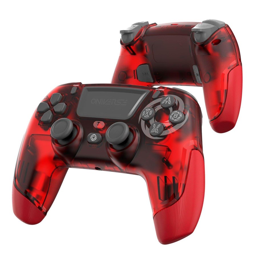 Pelit - lisävarusteet - Oniverse Revolt - Mars Red - Wireless Controller - Sony PlayStation 4 - ONICTR1-PS4-RED
