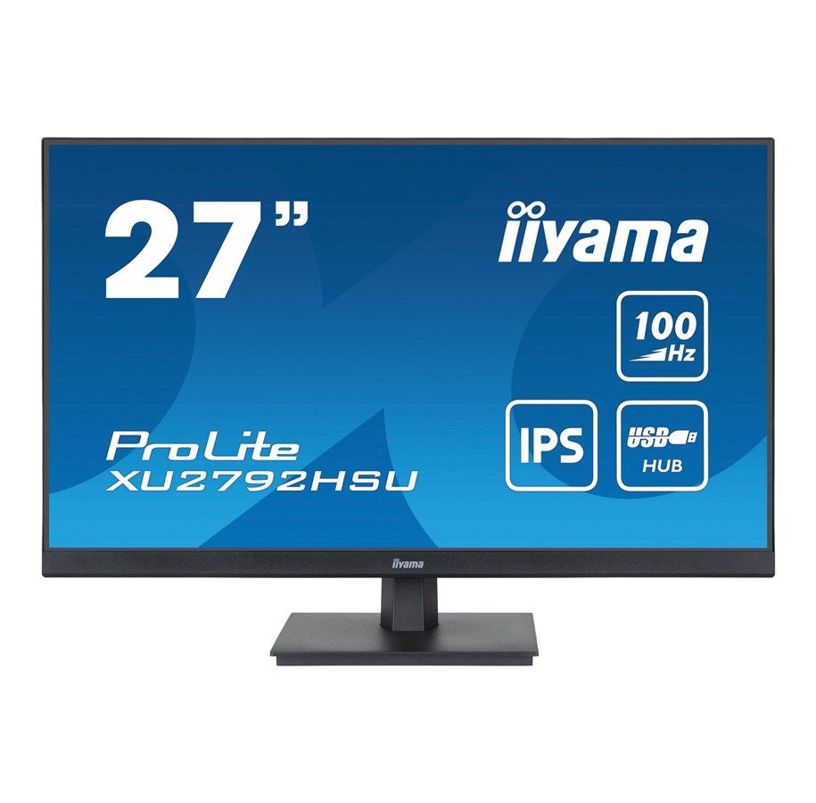 Näyttö - 27" iiyama ProLite XU2792HSU-B6 - 1920x1080 - 100Hz - IPS - XU2792HSU-B6