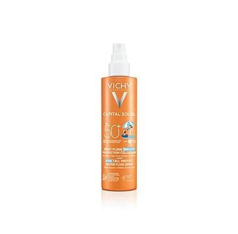 Vartalonhoito - Vichy Capital Soleil Kids Cell Protect Sunspray SPF50+ 200 ml - C-VI-363-B5