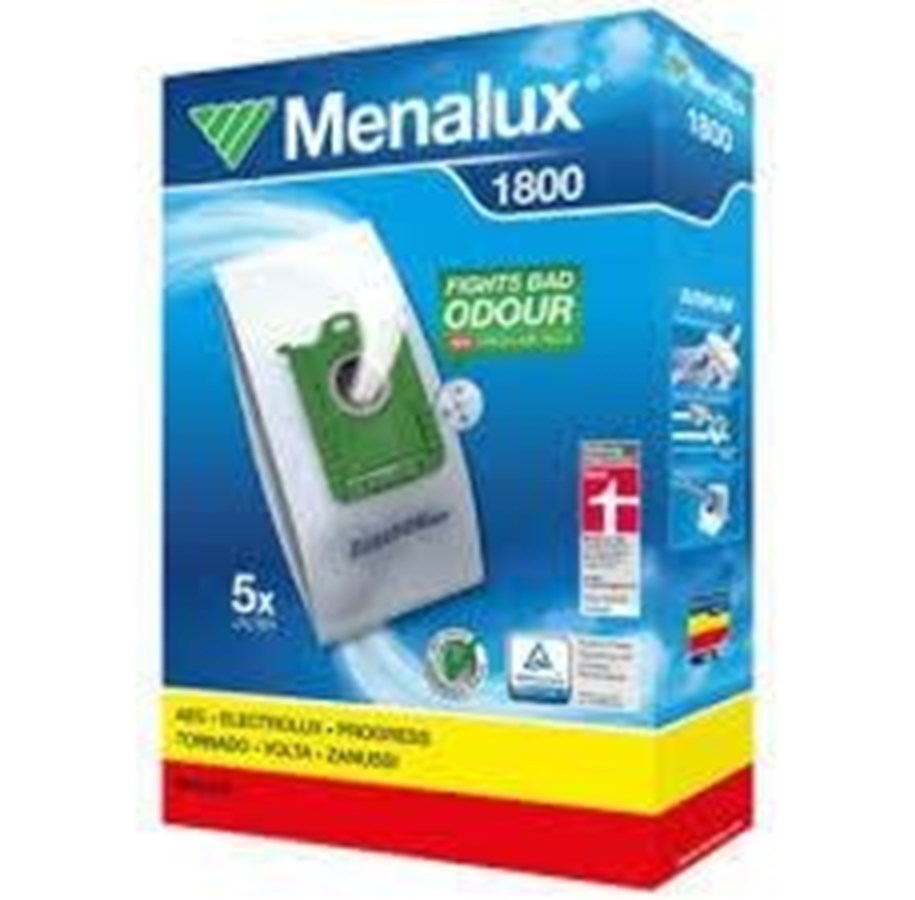 Pölypussi - Menalux Vacuum Cleaner Bags 1800 Synthet 1800 5 pcs + filter - 900 16 88-18/4