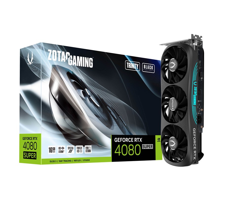 Näytönohjaimet - ZOTAC GeForce RTX 4080 SUPER Trinity - 16GB GDDR6X RAM - Näytönohjaimet - ZT-D40820D-10P
