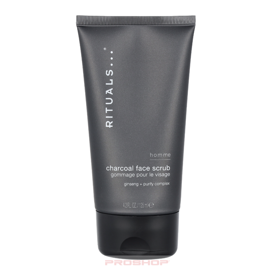 Kasvojen hoito - Rituals Homme Charcoal Face Scrub 125 ml - 8719134164183