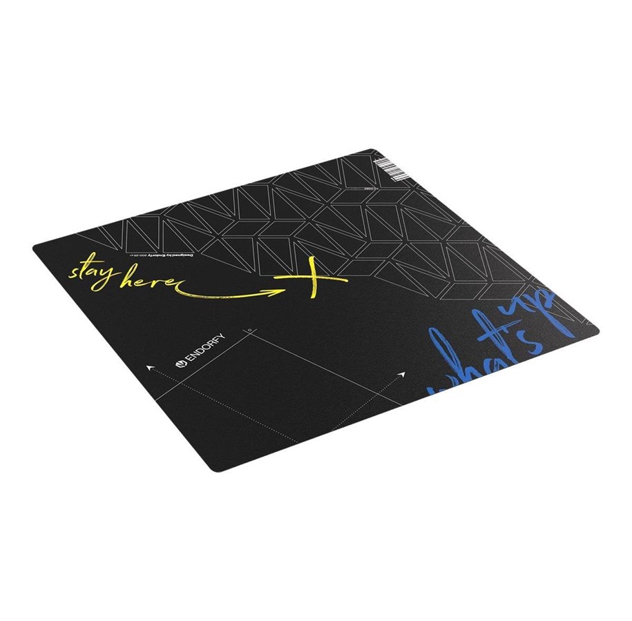 Pelituoli - ENDORFY FP90S - floor mat - rectangular - 90 x 90 cm - black - EY8G002