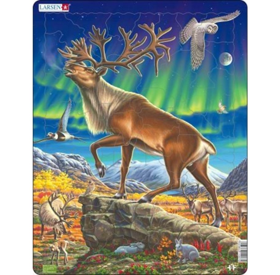 Palapelit - Larsen Puzzles Larsen Reindeer (60 pcs) - LA-FH26