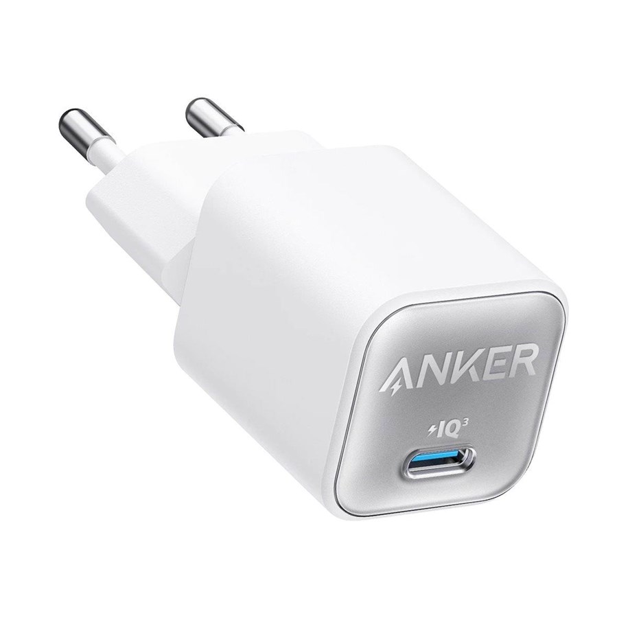 Puhelin - Adapterit & Laturit - Anker 511 Nano III 30W USB-C Power Adapter - White - A2147G21