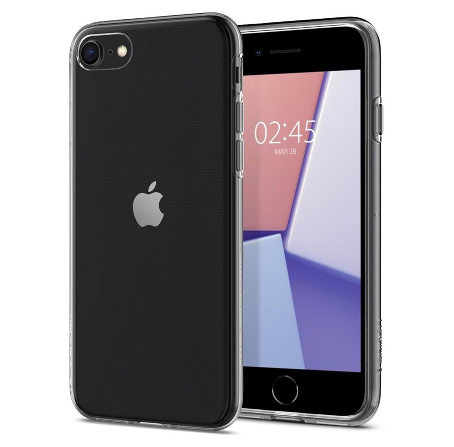 Puhelin - Kannet ja kotelot - Spigen Liquid Crystal - clear - iPhone SE (2022/2020)/8/7 - 042CS20435
