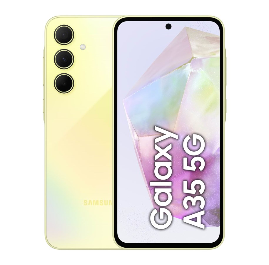 Puhelimet - Samsung Galaxy A35 5G 128GB/6GB - Awesome Lemon - SM-A356BZYBEUB