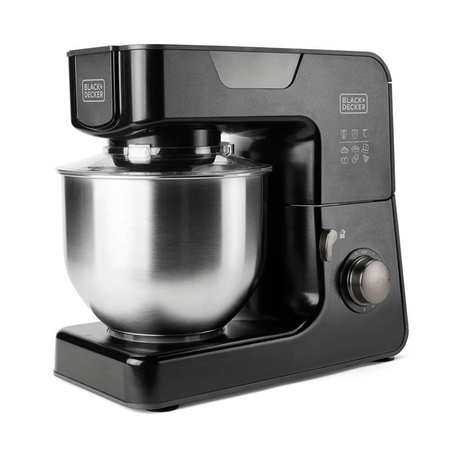 Monitoimikoneet, yleiskoneet ja ruokaprosessorit - Black & Decker Yleiskone Stand Mixer 1000W Black - ES9130060B