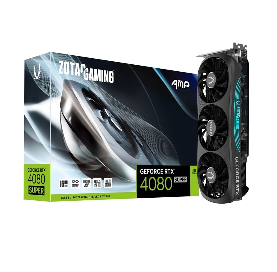 Näytönohjaimet - ZOTAC GeForce RTX 4080 SUPER AMP! - 16GB GDDR6X RAM - Näytönohjaimet - ZT-D40820F-10P
