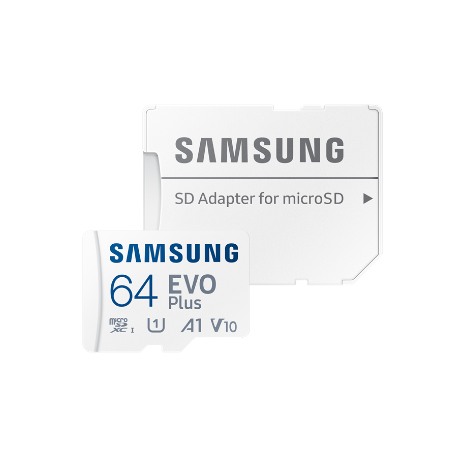 Muistikortti - Samsung EVO Plus microSD/SD - 160MB/s - 64GB - MB-MC64SA/EU