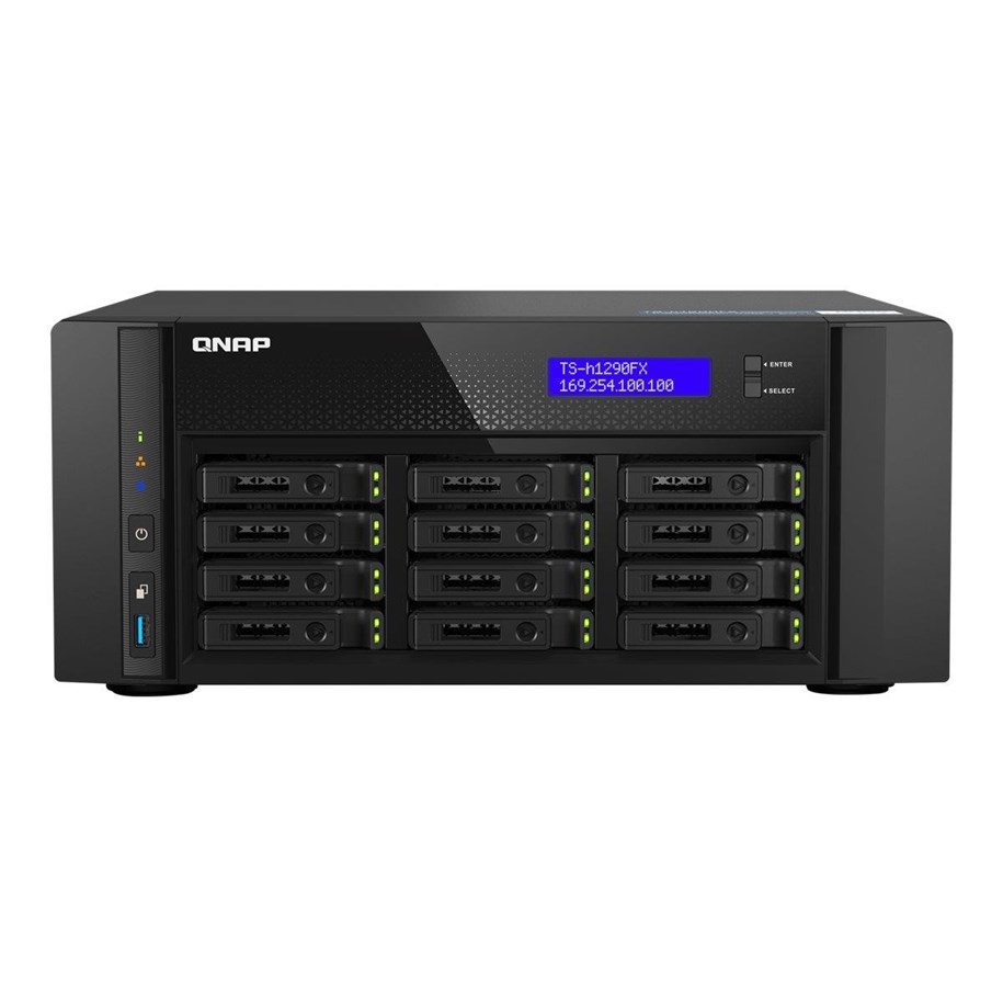 NAS-Palvelimet - QNAP TS-h1290FX - NAS-Palvelimet - TS-H1290FX-7302P-256G