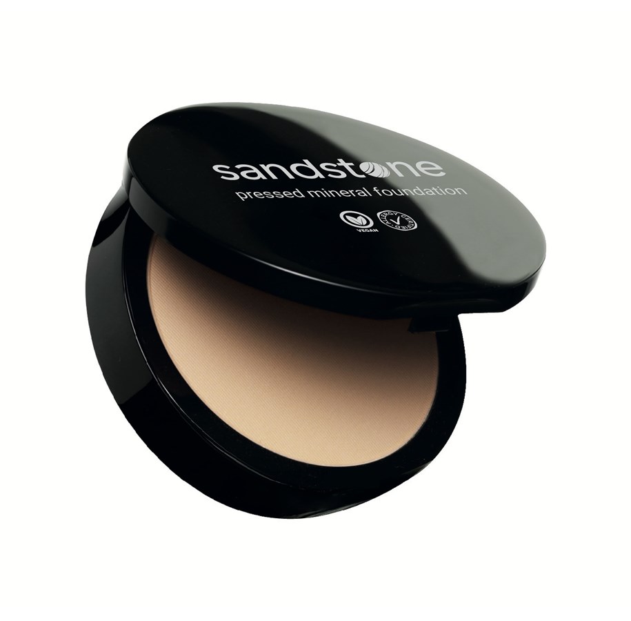 Meikit - Sandstone Pressed Mineral Foundation C3 Warm Ivory - 5713584003255