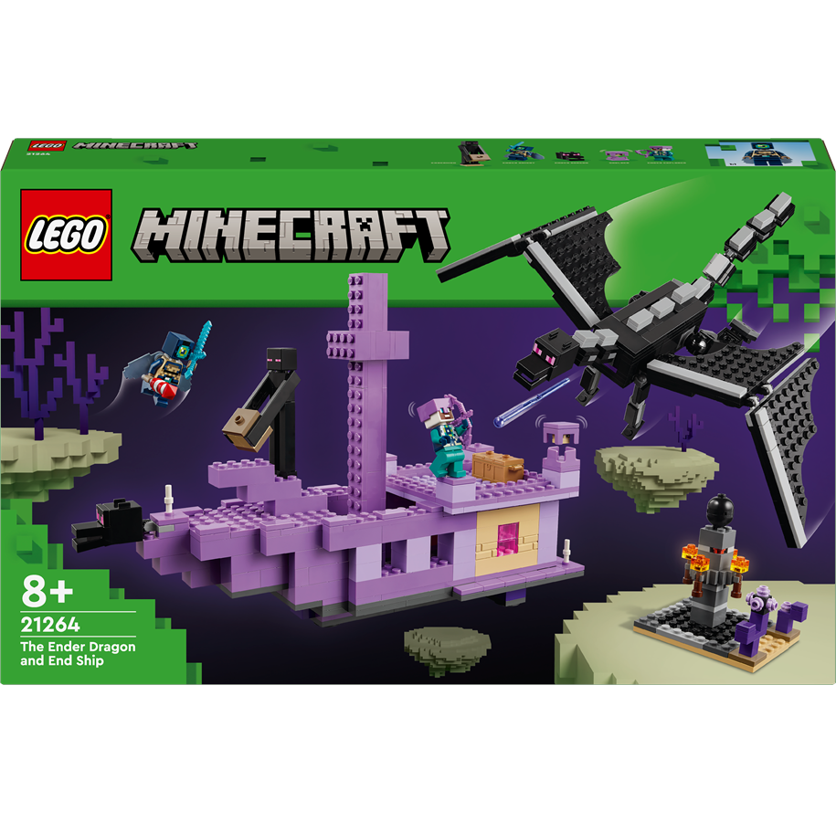 LEGO®  - LEGO Minecraft 21264 Äärilisko ja Äären alus - 21264