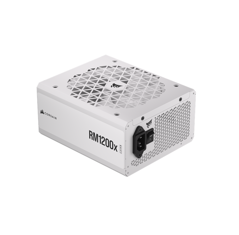 Virtalähde - Corsair RM1200X SHIFT White Virtalähde - 1200 Watt - 140 mm - ATX 3.0 - 80 Plus Kulta sertifioitu - CP-9020276-EU