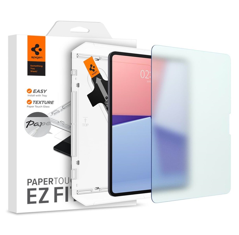 Puhelintarvikkeet - Näytönsuojat - Spigen Paper Touch EZ Fit 1 Pack - iPad Pro 13" (2025/2024) - AGL07794
