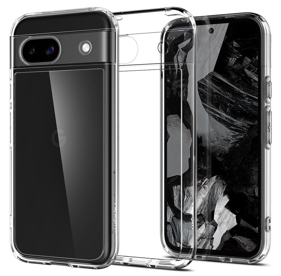 Puhelin - Kannet ja kotelot - Spigen Ultra Hybrid - crystal clear - Google Pixel 8a - ACS07260