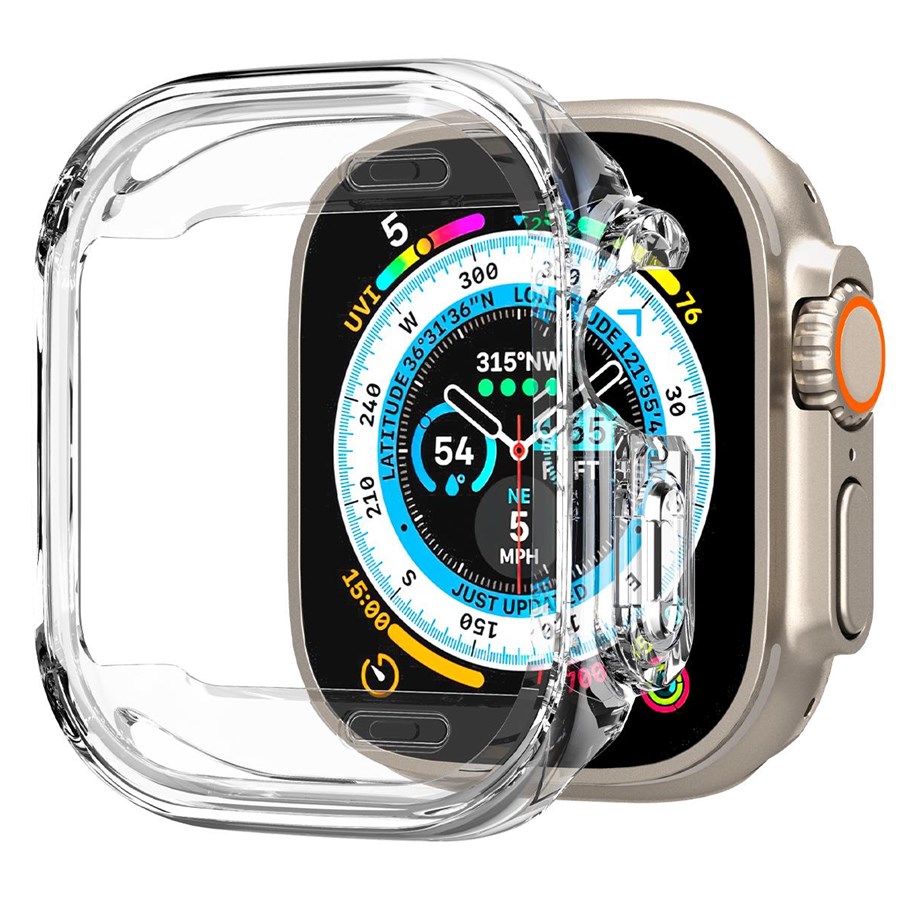 Smartwatch - Lisävarusteet - Spigen Ultra Hybrid - clear - Apple Watch Ultra 3/2/1 - ACS05459