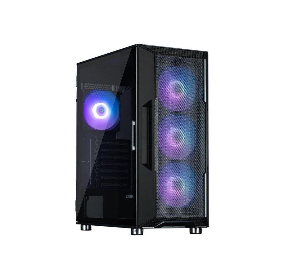 Kotelot - Zalman I3 Neo ARGB Black ATX/Mid Tower TG 4 ARGB - Kotelot - Tower - Musta - I3 Neo ARGB Black