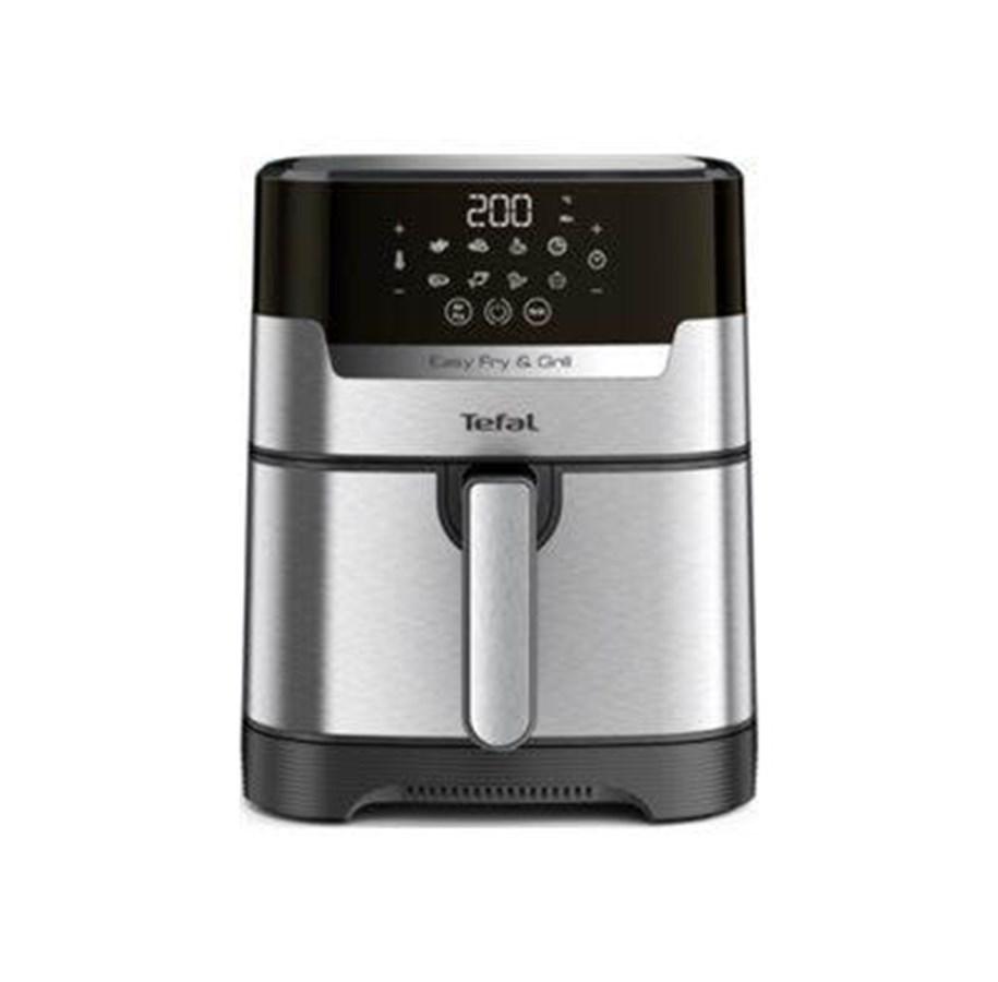 Muut pienet keittiökoneet - Tefal Easy Fry & Grill EY505D15 - hot air fryer/grill - stainless steel - EY505D15