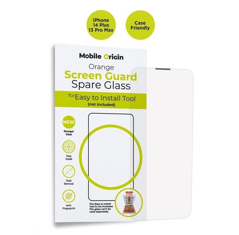 Puhelintarvikkeet - Näytönsuojat - Mobile Origin Orange Screen Guard Spare Glass iPhone 14 Plus/13 Pro Max - SGA-SP-i14Plus
