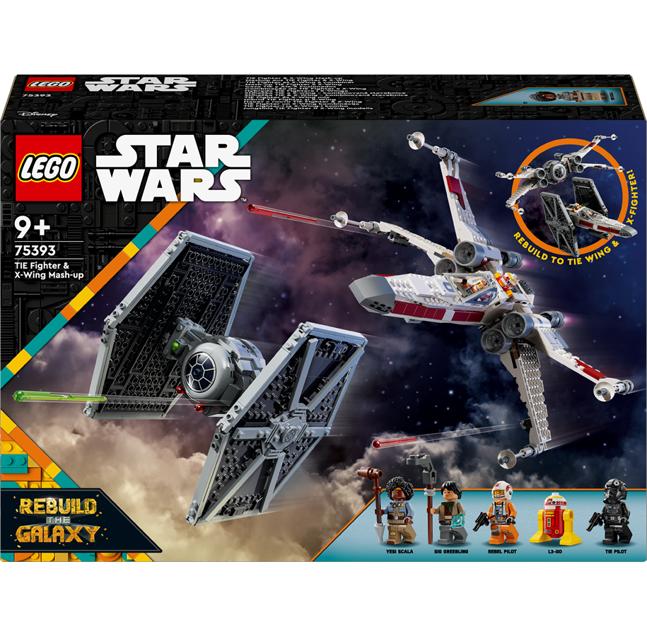 LEGO®  - LEGO Star Wars 75393 TIE-hävittäjä ja X-Wing - 75393