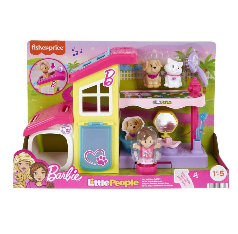 Vauva- ja taaperolelut - Fisher Price Little People Barbie Play & Care Pet Spa Playset - HJW76