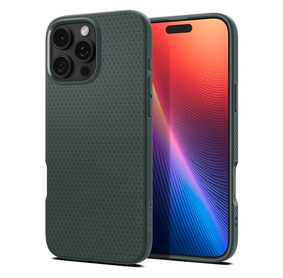 Puhelin - Kannet ja kotelot - Spigen Liquid Air - abyss green - iPhone 16 Pro - ACS08119