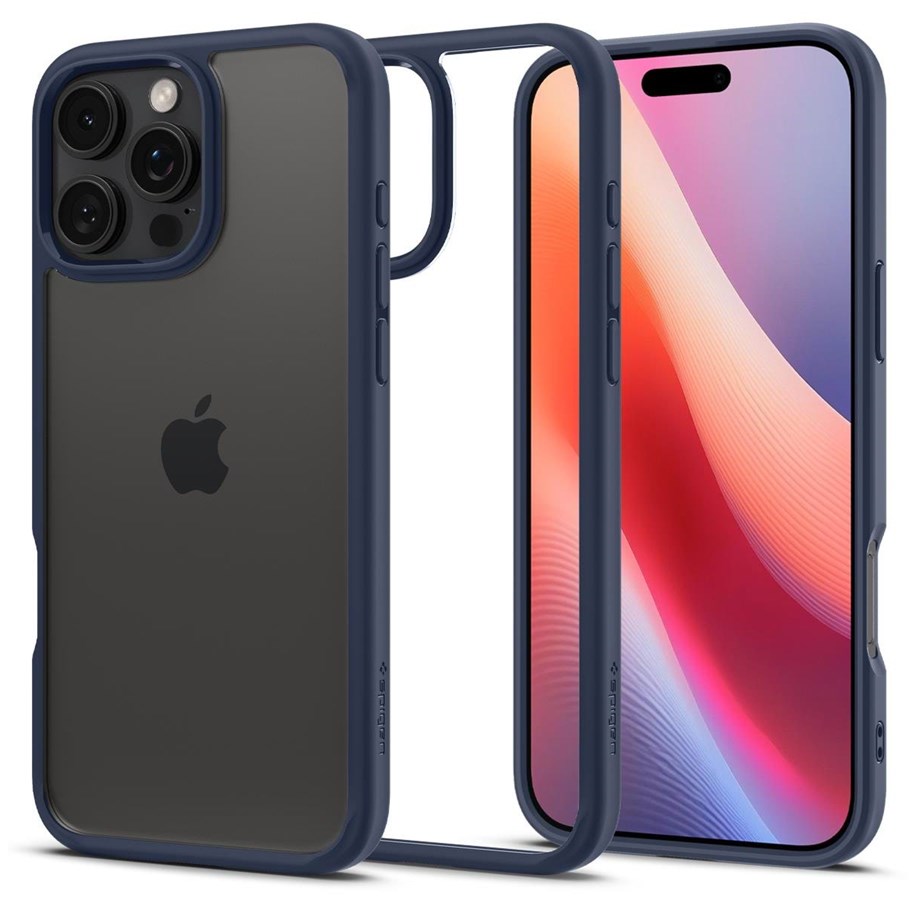 Puhelin - Kannet ja kotelot - Spigen Ultra Hybrid - navy blue - iPhone 16 Pro Max - ACS07997