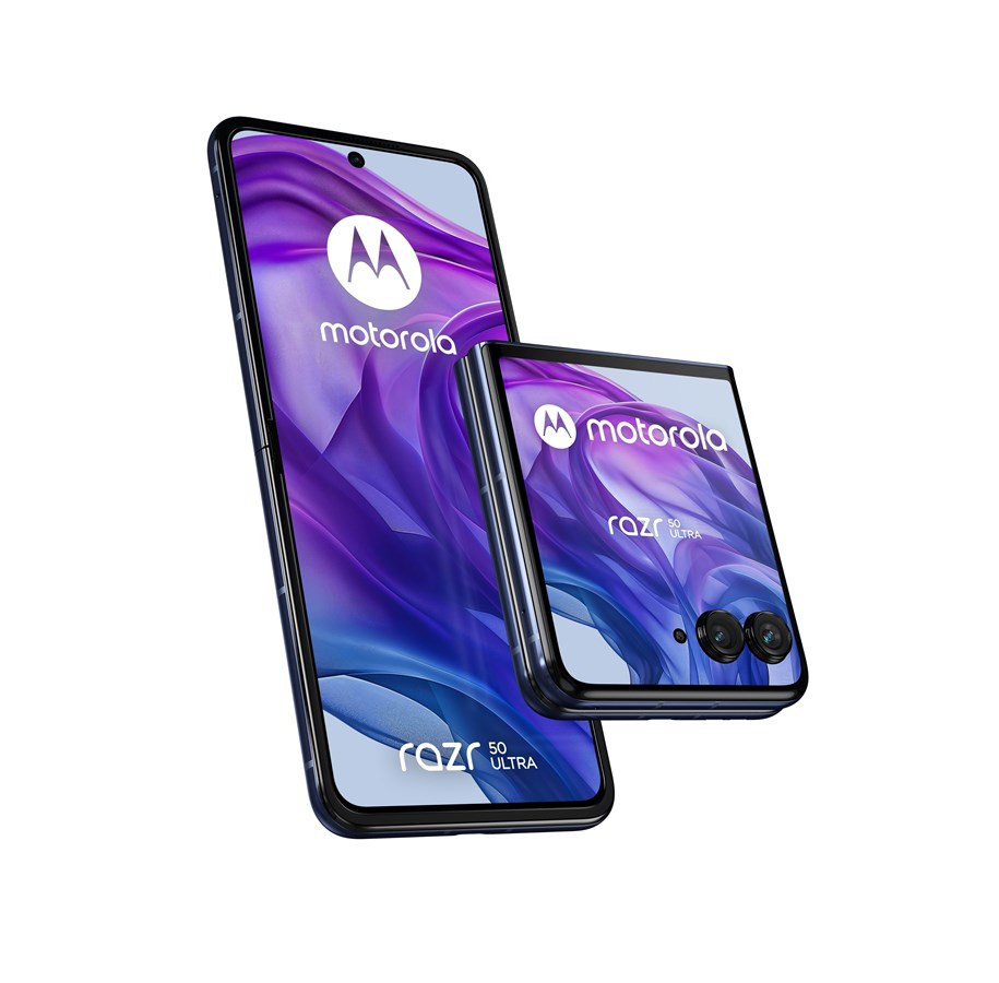 Puhelimet - Motorola Razr 50 Ultra 512GB/12GB - Navy Blue - PB1T0000SE