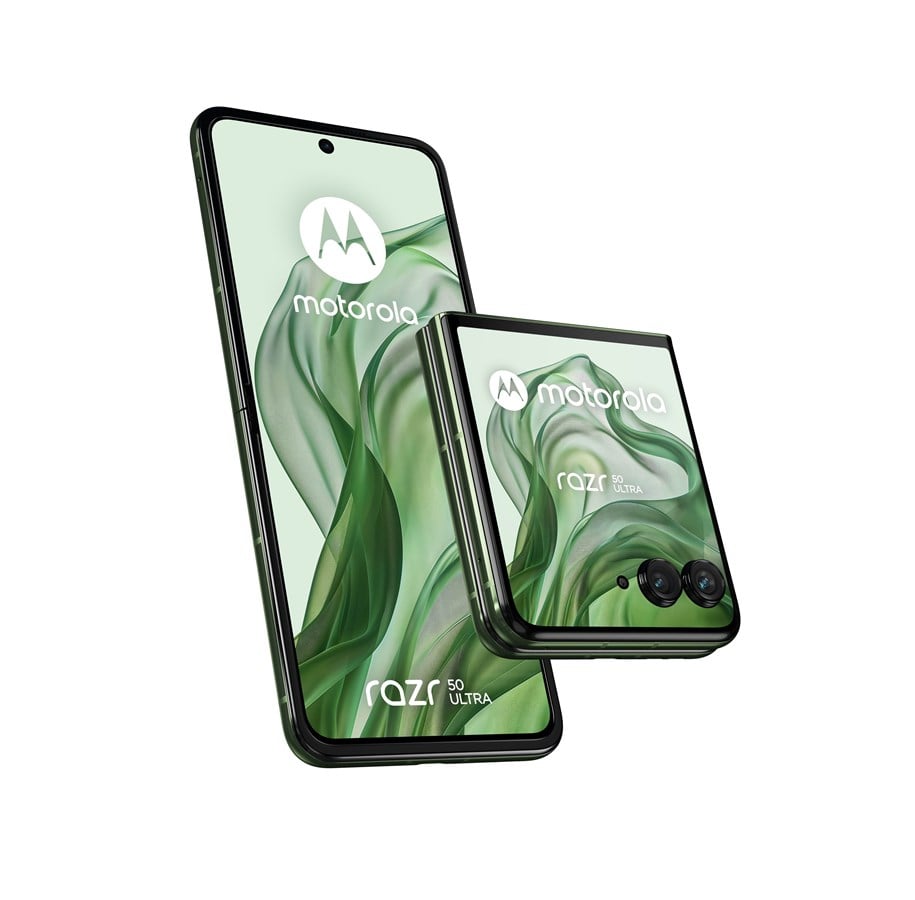 Puhelimet - Motorola Razr 50 Ultra 512GB/12GB - Spring Green *DEMO* - PB1T0004SE