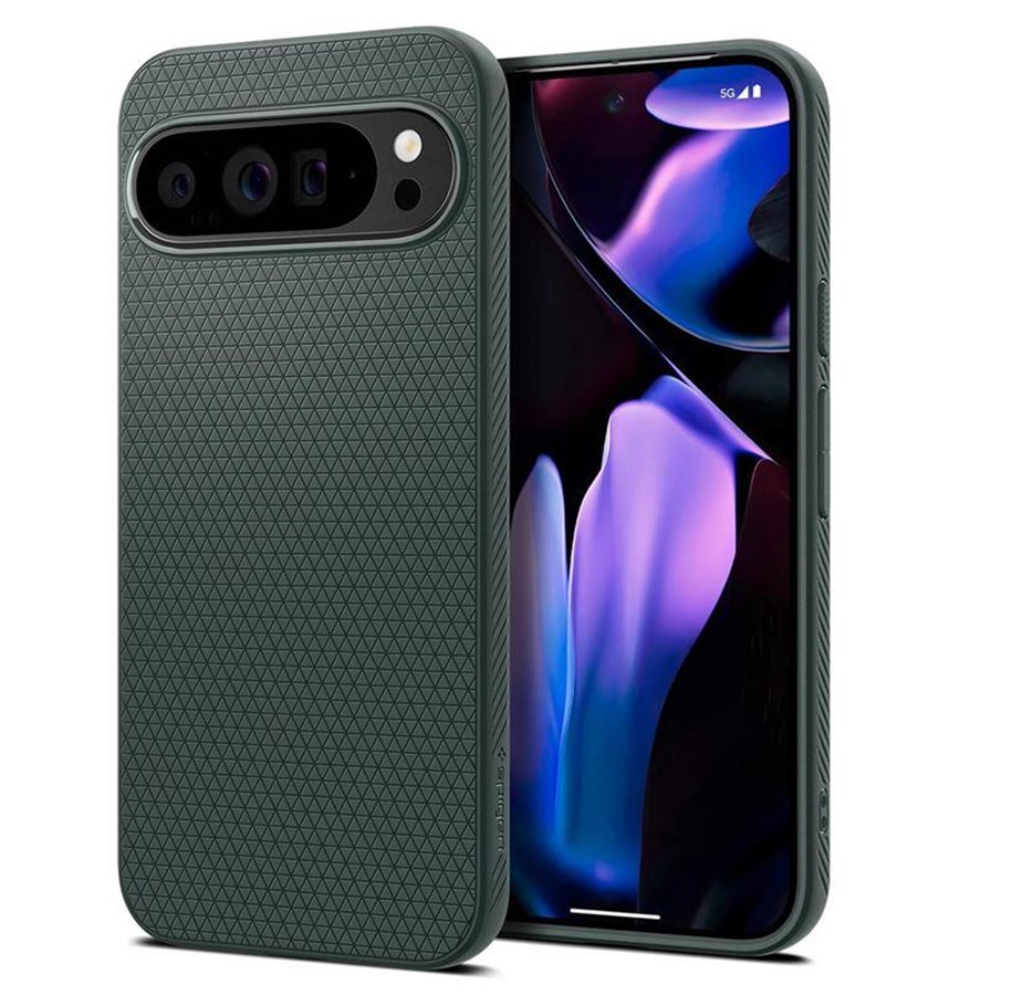 Puhelin - Kannet ja kotelot - Spigen Liquid Air - abyss green - Google Pixel 9 Pro XL - ACS07717