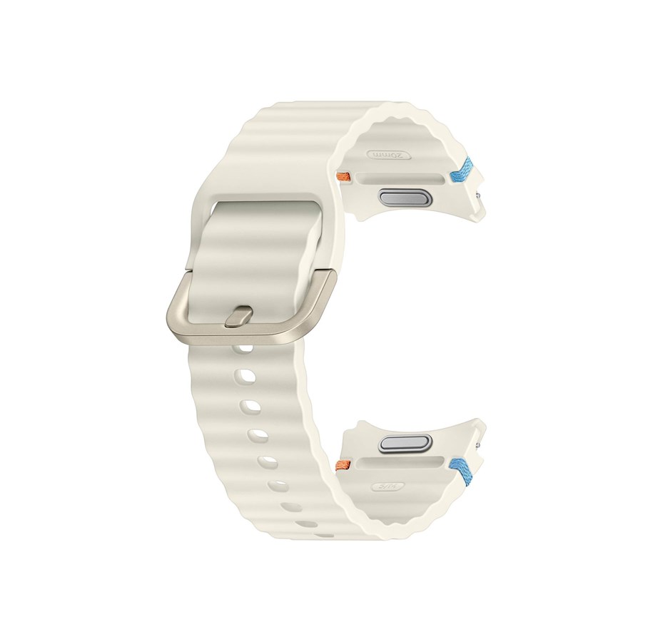 Smartwatch - Lisävarusteet - Samsung Galaxy Watch7 Sport Band (S/M) - Cream - ET-SNL30SWEGEU