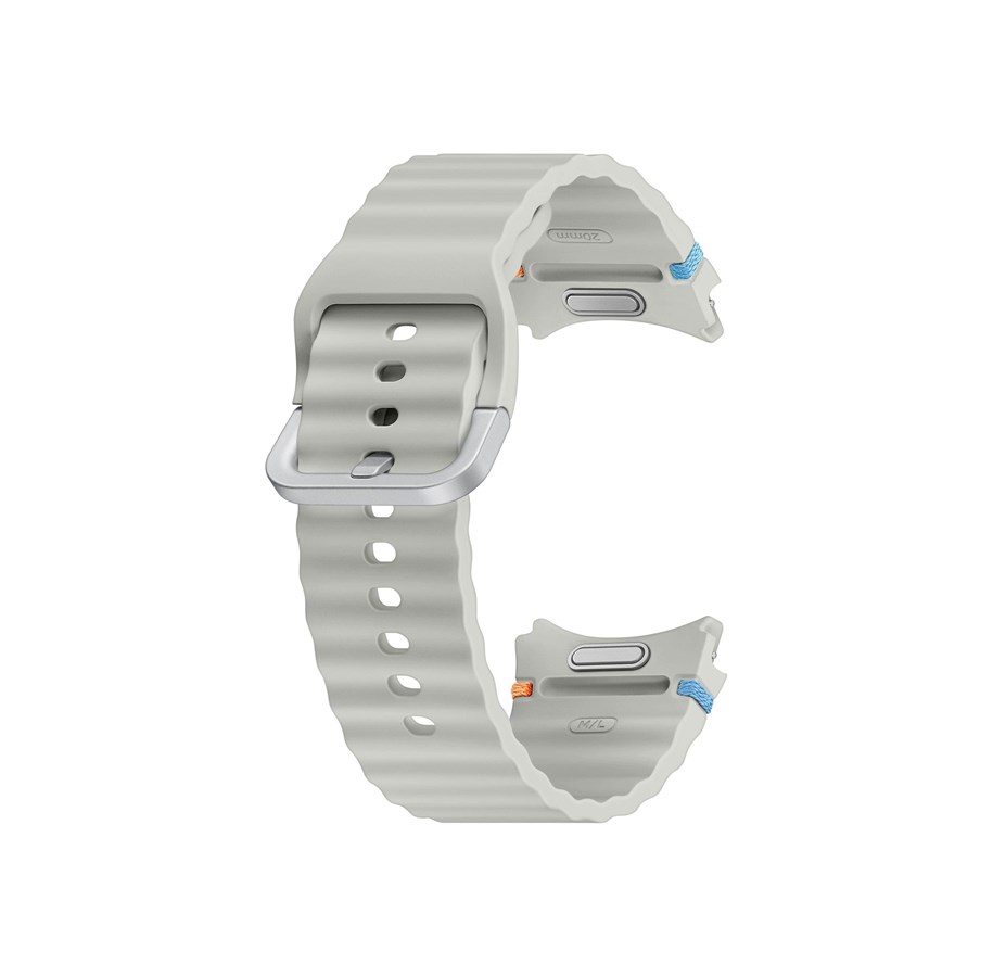 Smartwatch - Lisävarusteet - Samsung Galaxy Watch7 Sport Band (M/L) - Silver - ET-SNL31LSEGEU