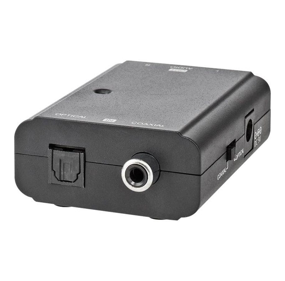 Kaapelihyllyt, Kaapelisukat & Kaapelisiteet - Nedis ACON2509BK - digital to analogue audio converter - ACON2509BK