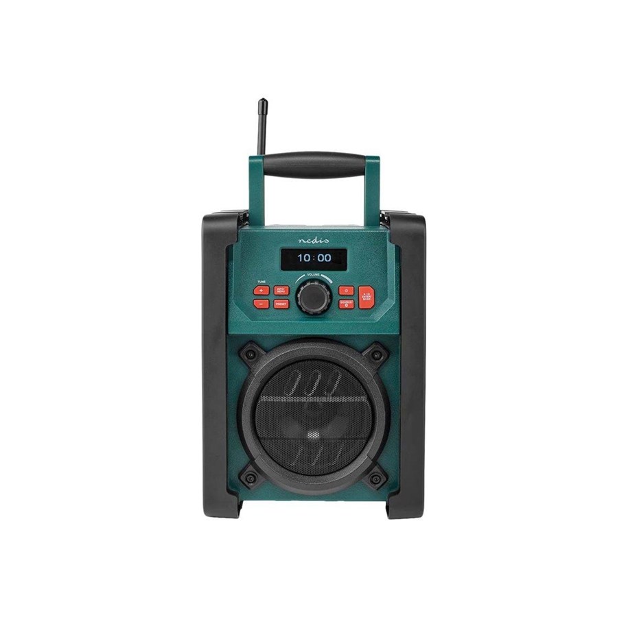 DAB, Verkko- & Kelloradiot - Nedis - jobsite DAB radio - Bluetooth - DAB+/FM - Mono - RDDB3100GN